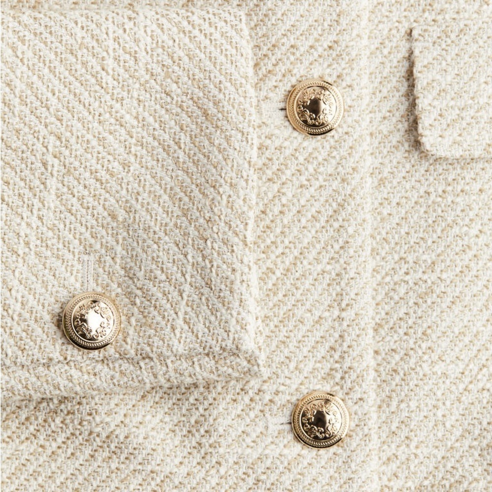 H&M TEXTURED-WEAVE JACKET - Picture 5 of 11